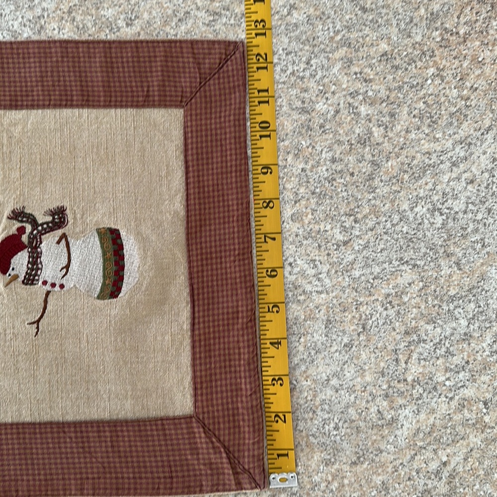 33 Inch Snowman Table Runner - Picture 4 of 10